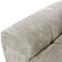 Sectionnel de style guimauve avec chaise longue à droite - gris