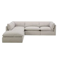 Sectionnel modulaire avec ottoman - 5 mcx