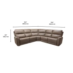 Sectionnel modulaire électrique inclinable - 5 mcx