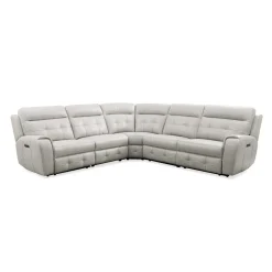 Sectionnel modulaire électrique inclinable avec dossier rabattable - 5 mcx