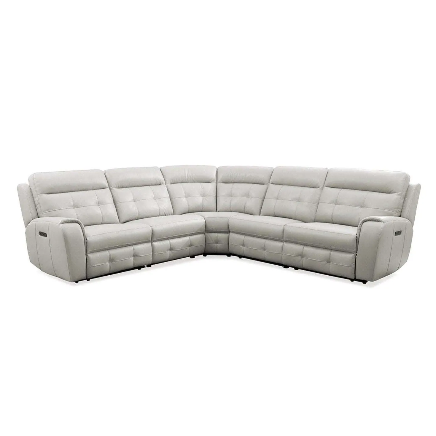 Sectionnel modulaire électrique inclinable avec dossier rabattable - 5 mcx