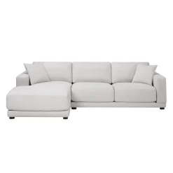 Sectionnel moelleux avec chaise longue à gauche