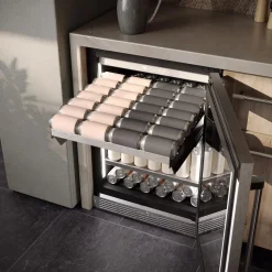 SILHOUETTE Centre de boissons encastré 24″ Inox 24
