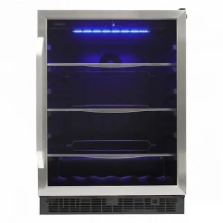 SILHOUETTE Refroidisseur à vin Inox 24" - SBC057D1BSS