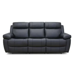Sofa inclinable en cuir véritable