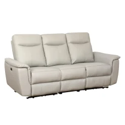 Sofa inclinable électrique en cuir véritable