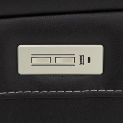 Sofa inclinable électrique avec appuis-tête ajustables, siège rabattable et système de son immersif