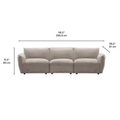 Sofa modulaire - 3 mcx