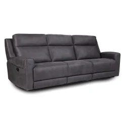 Sofa modulaire inclinable avec siège rabattable, porte-gobelets, ports USB/USB-C et chargeur sans fil - 3 mcx