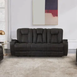 Sofa modulaire inclinable avec dossier rabattable et porte-gobelets - 3 mcx