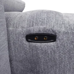 Sofa modulaire électrique avec sièges coulissants et console - 4 mcx