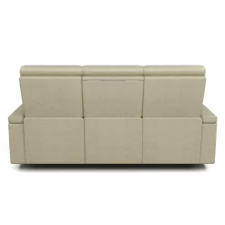 Sofa modulaire électrique inclinable avec massage, chaleur et dossier rabattable - 3 mcx