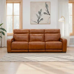 Sofa modulaire électrique inclinable avec haut-parleurs intégrés, massage et chaleur - 3 mcx