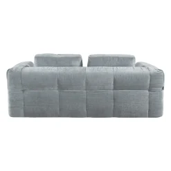 Sofa roulé et compressé dans une boite