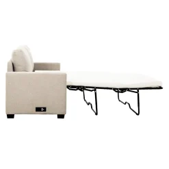 Sofa-lit format double avec prises USB