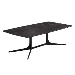 Table à café rectangulaire en pierre sintérisée