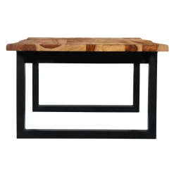 Table à café rectangulaire en bois massif