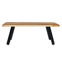 Table à café rectangulaire en bois massif