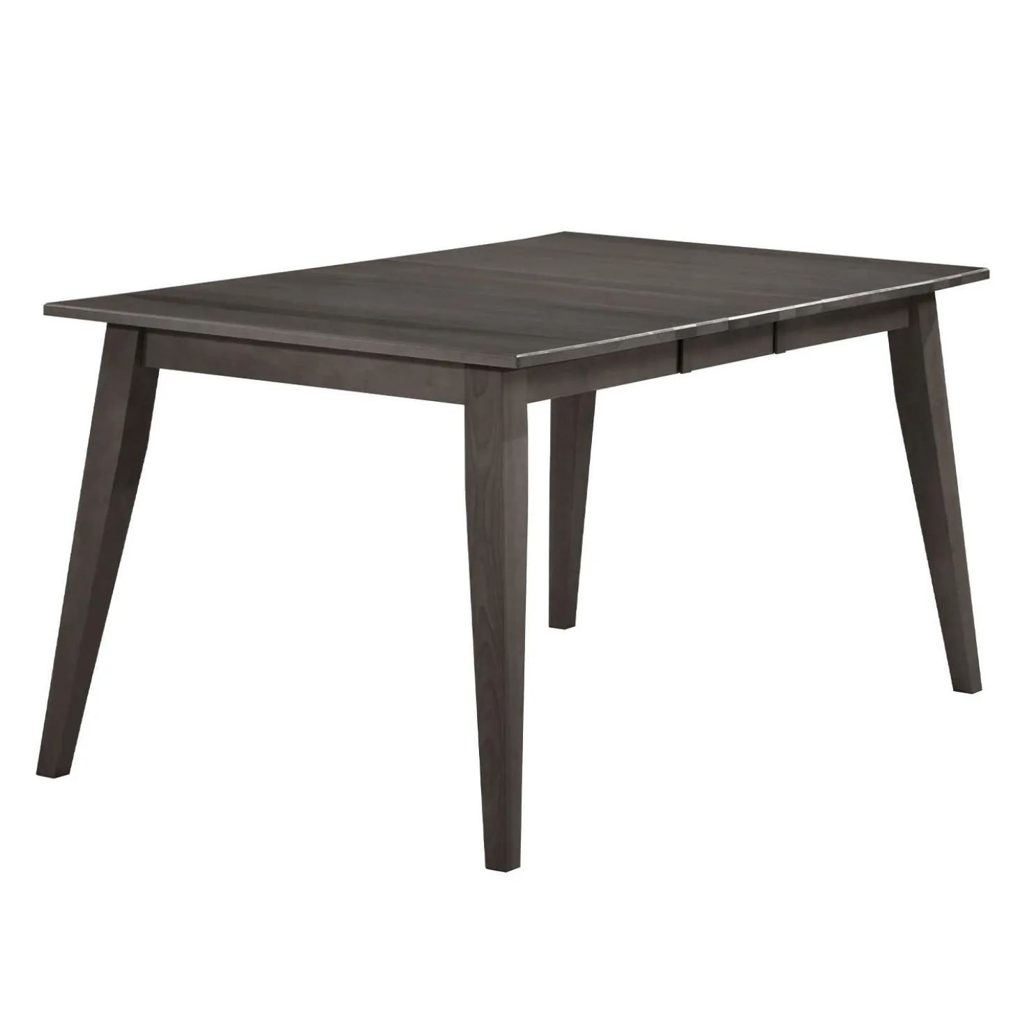 Table à manger rectangulaire extensible (48" à 60") avec 4 chaises - ardoise