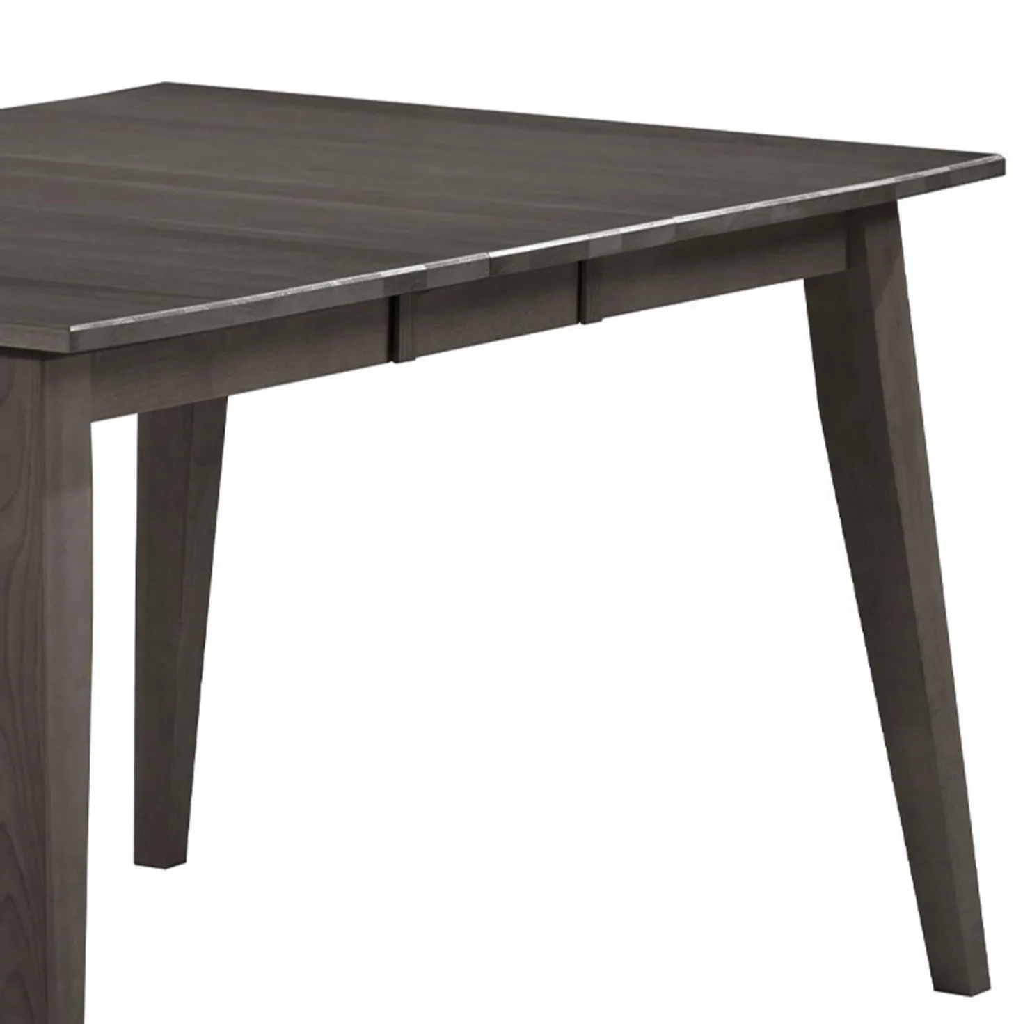Table à manger rectangulaire extensible (48" à 60") avec 4 chaises - ardoise