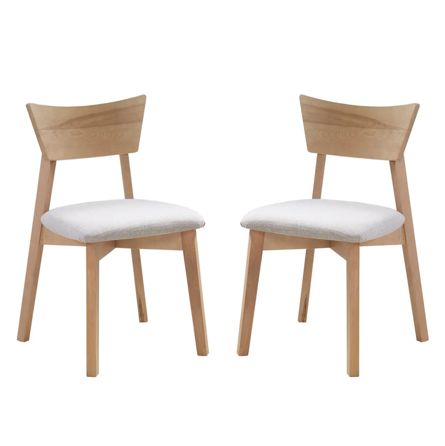 Table à manger rectangulaire extensible (54" à 70") avec 4 chaises et banc - grège