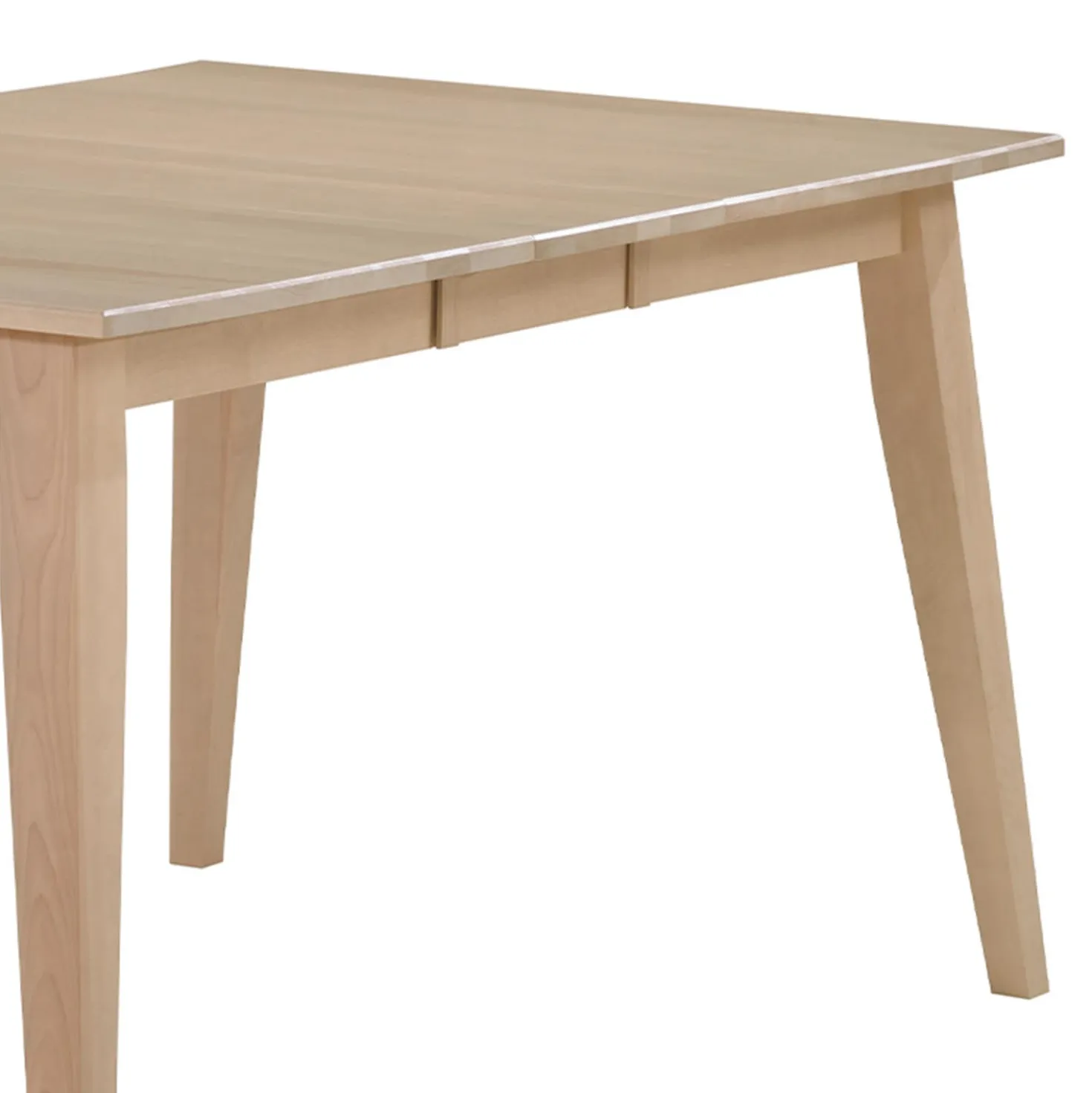 Table à manger rectangulaire extensible (54" à 70") avec 4 chaises et banc - grège