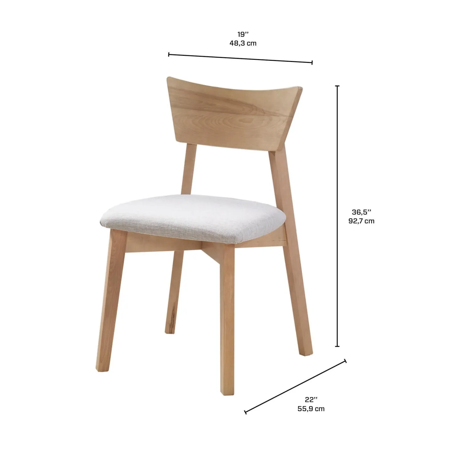 Table à manger rectangulaire extensible (54" à 70") avec 4 chaises et banc - grège