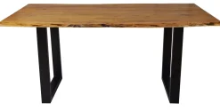 Table à manger rectangulaire en bois massif 67"