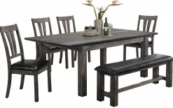 Table à manger rectangulaire extensible