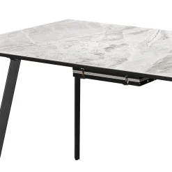 Table à manger rectangulaire extensible en pierre sintérisée 63