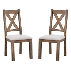 Table à manger rectangulaire avec 6 chaises - beige