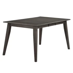 Table à manger rectangulaire extensible (54" à 70") - ardoise