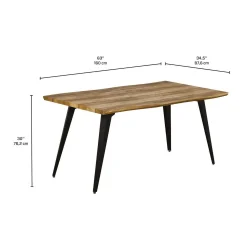 Table à manger rectangulaire 63
