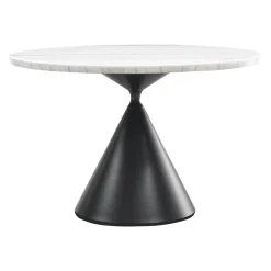 Table à manger ronde en marbre - 48"