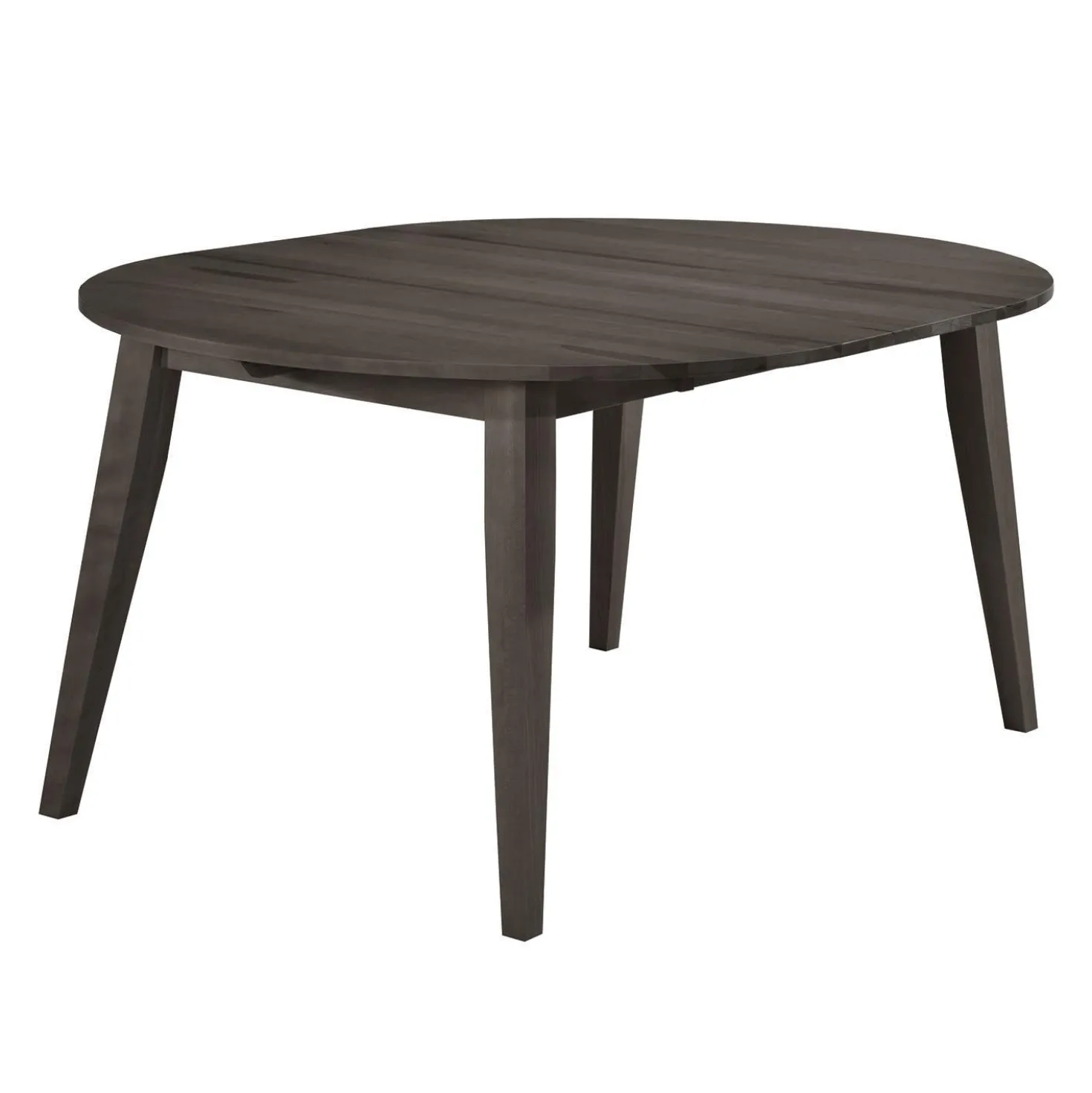 Table à manger ronde extensible (48" à 66") avec 4 chaises - ardoise