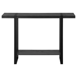 Table console - 2 niveaux, 1 tablette, rectangulaire - 48