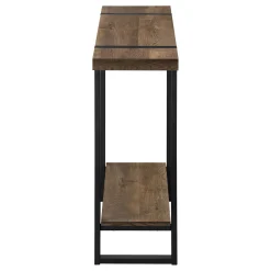 Table console - 2 niveaux, 1 tablette, rectangulaire - 48