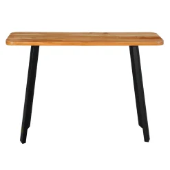 Table console en bois massif