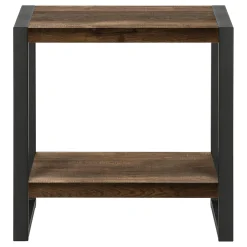 Table d'appoint - 2 niveaux, 1 tablette, rectangulaire - 24