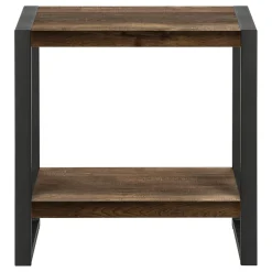 Table d'appoint - 2 niveaux, 1 tablette, rectangulaire - 24