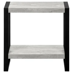 Table d'appoint - 2 niveaux, 1 tablette, rectangulaire - 24