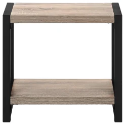 Table d'appoint - 2 niveaux, 1 tablette, panneaux épais, rectangulaire - 2 - Monarch