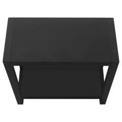 Table d'appoint - 2 niveaux, 1 tablette, panneaux épais, rectangulaire - 2 - Monarch
