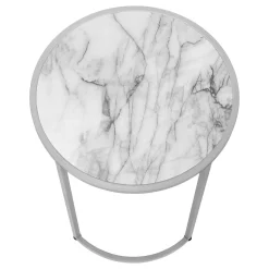 Table d'appoint - base courbe en forme de u, ronde - 24