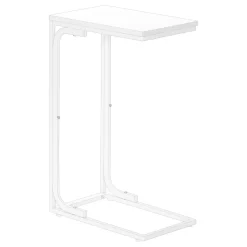 Table d'appoint - 25"H, blanc, métal blanc - Monarch