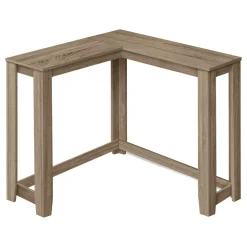 Table d'appoint - 48"L, console de coin taupe foncé - Monarch