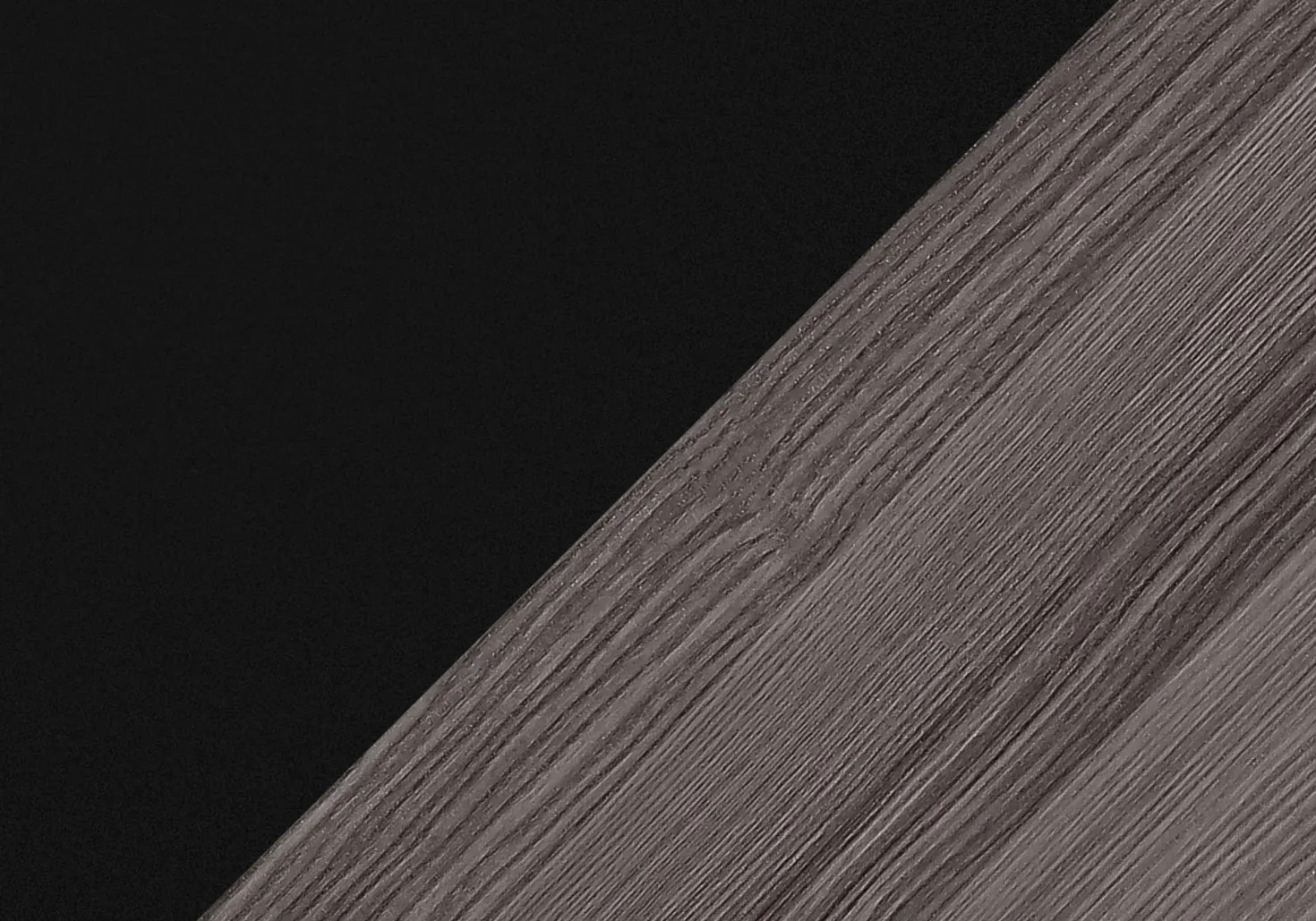 Table d'appoint - noir, dessus gris - Monarch