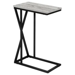 Table d'appoint en c - base avec motif des triangles asymétriques, rectangul - Monarch