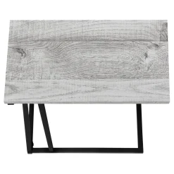 Table d'appoint en c - base avec motif des triangles asymétriques, rectangul - Monarch