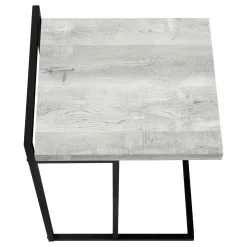 Table d'appoint en forme de c - dessus de panneau épais, large, rectangulai - Monarch